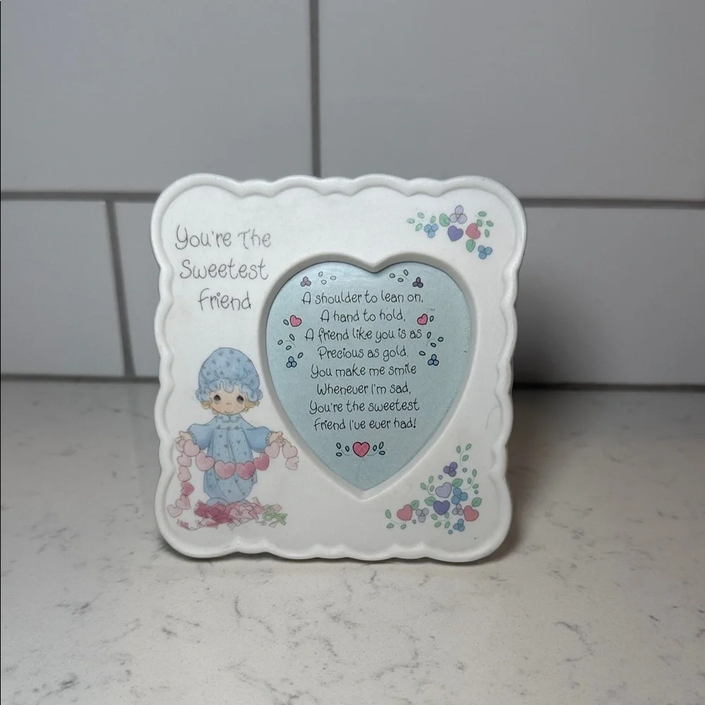 Precious Moments‎ “You’re The Sweetest Friend” Heart Frame 1993